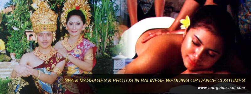 Balneario del masaje del bali, trajes boda balinesa